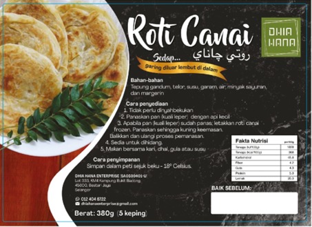 Frozen Roti Canai