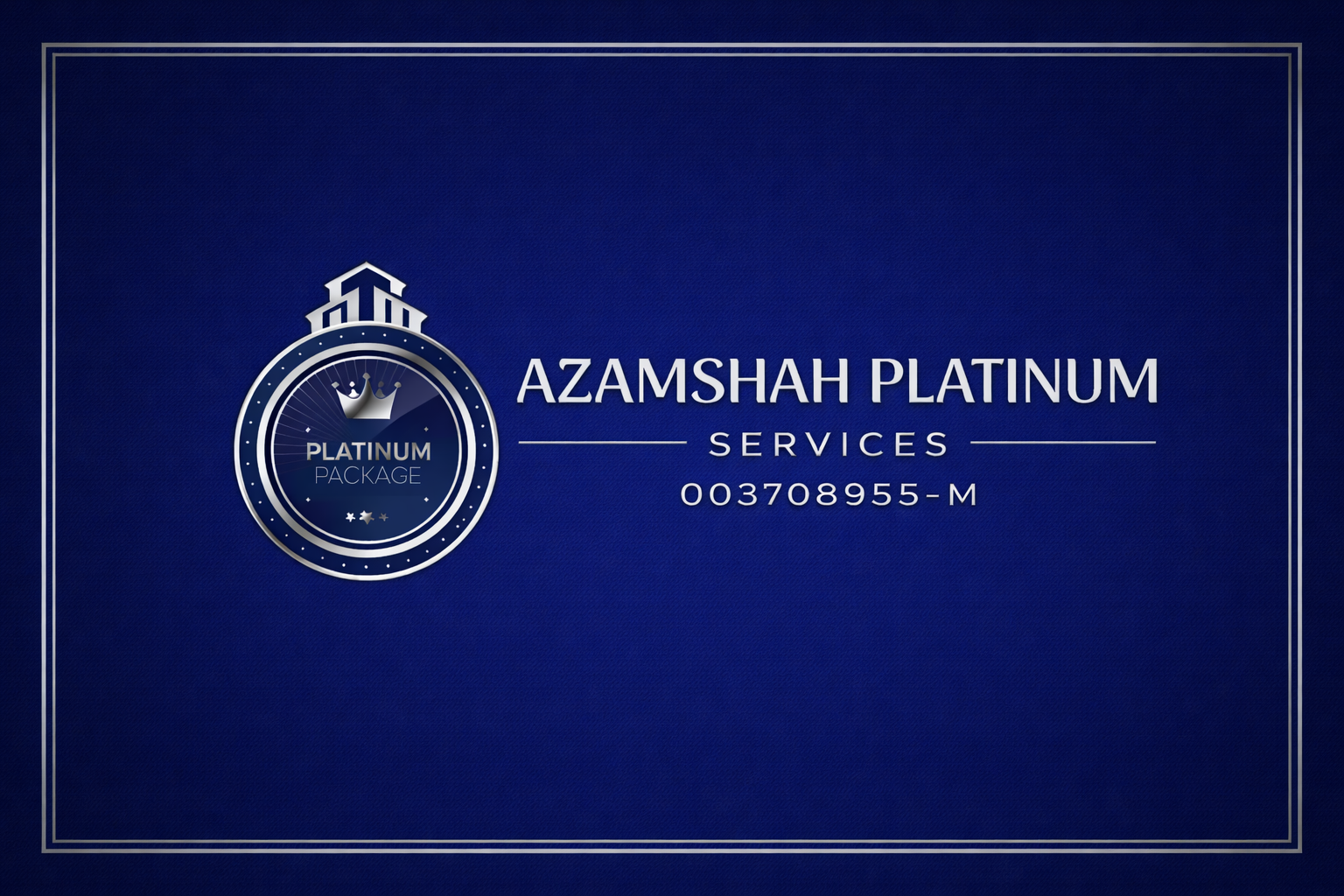 AZAMSHAH PL,ATINUM SERVICES Banner