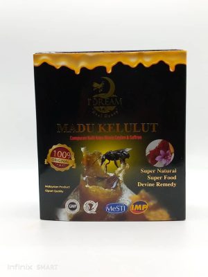 Sachet Madu Kelulut (Asli dari Sarang + Saffron + Cinnamon)