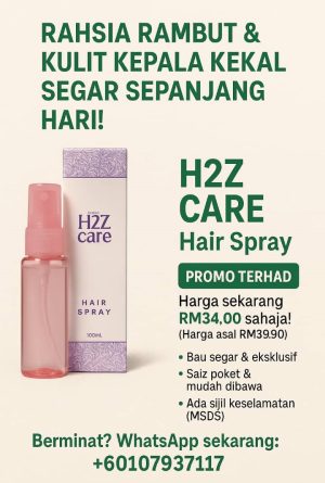 H2Z Care - Hair Spray (Unisex) - 10 ml