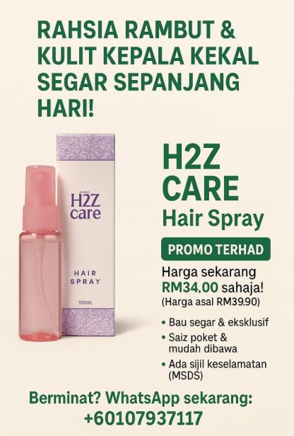 H2Z Care - Hair Spray (Unisex) - 10 ml