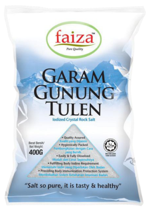 Garam Bukit (Biru) Faiza - 400g