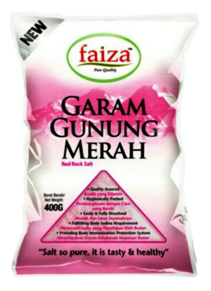 Garam Bukit (Merah) Faiza - 400g